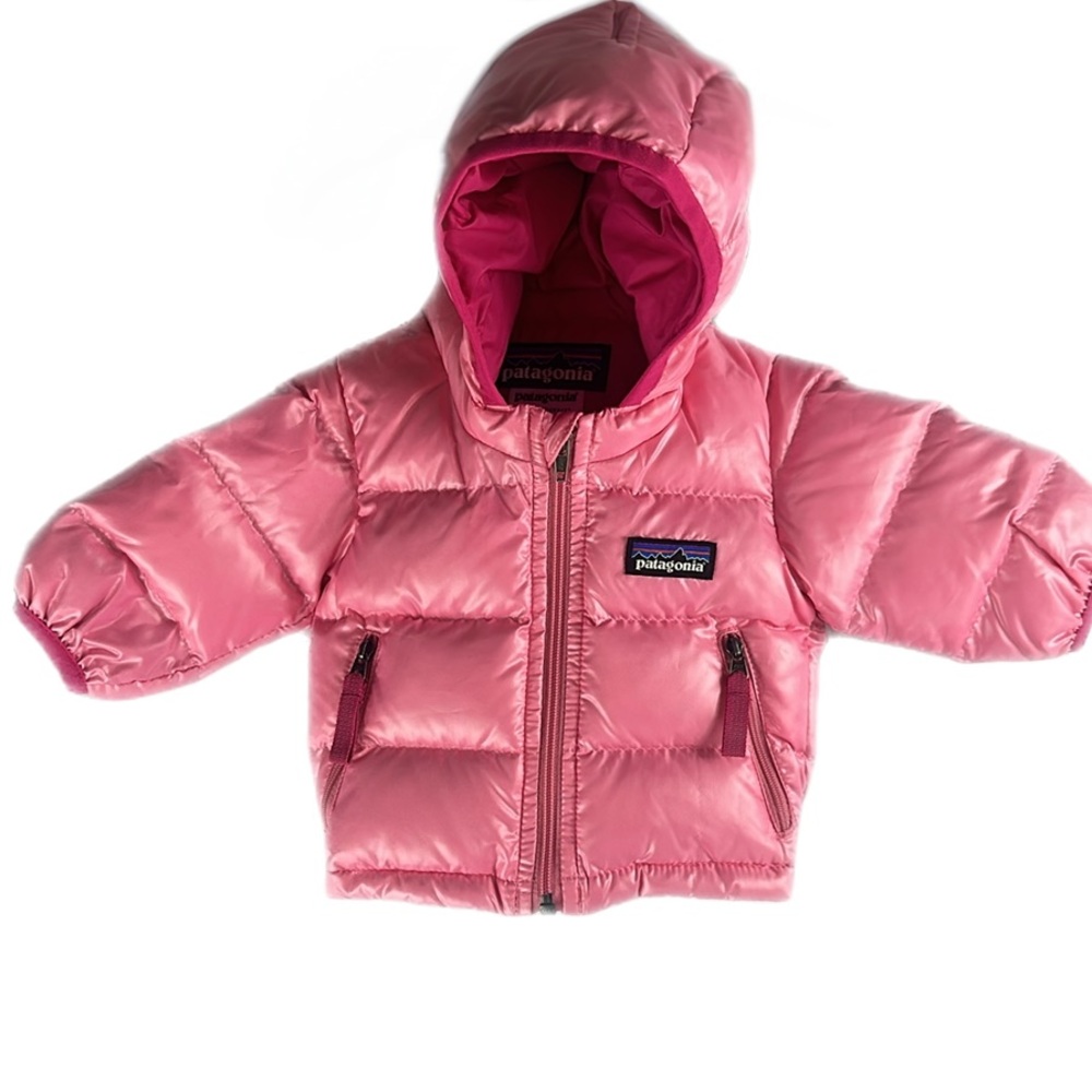 Patagonia Newborn Pink Coat - Soft & Warm - Excellent Condition